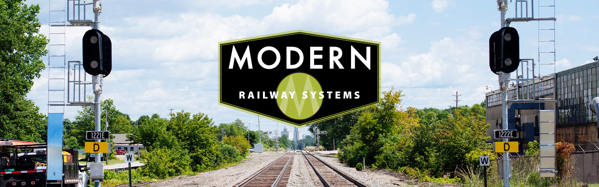 The blue Portland Street car passes through a Portland street.